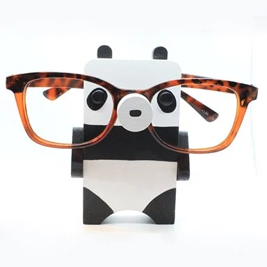 Duke-Handmade Panda Wearing Eyeglasses