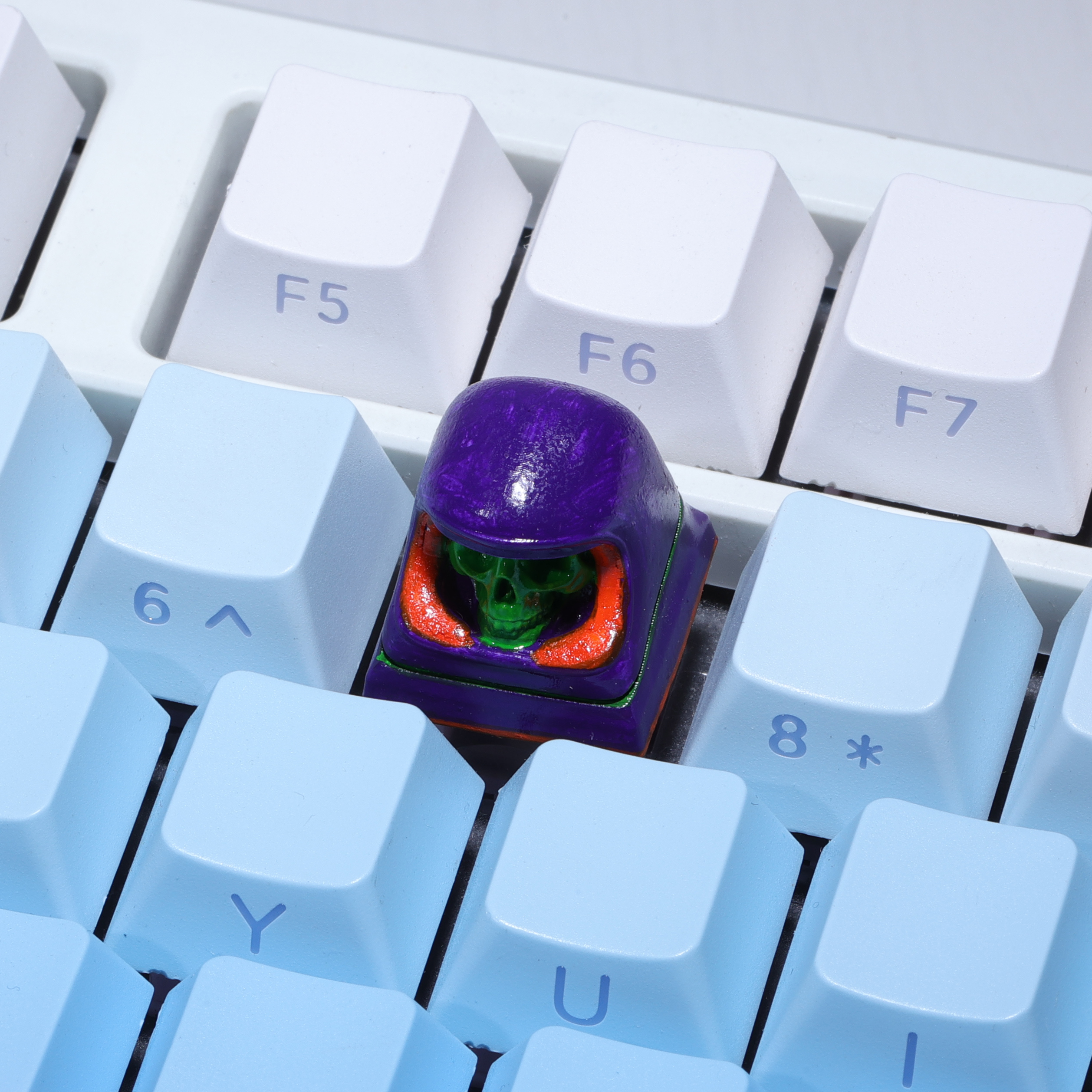 Skull Astronaut Artisan Keycap  Axonkit