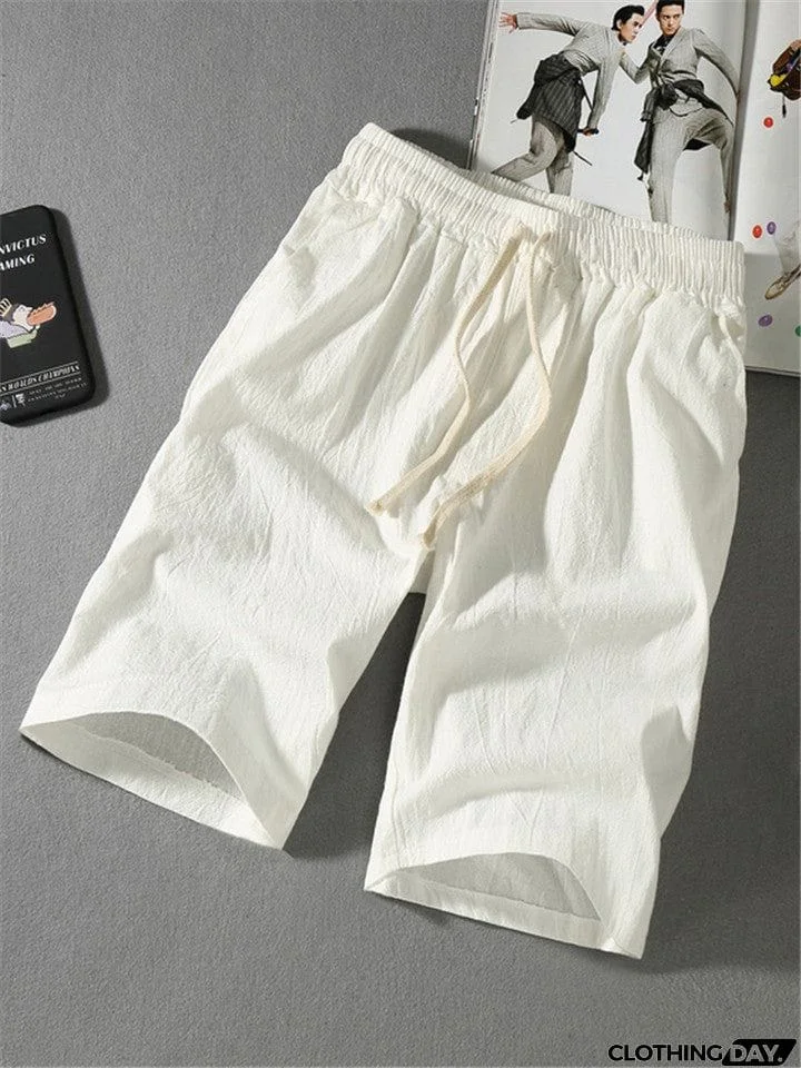 Mens Linen Short Sets