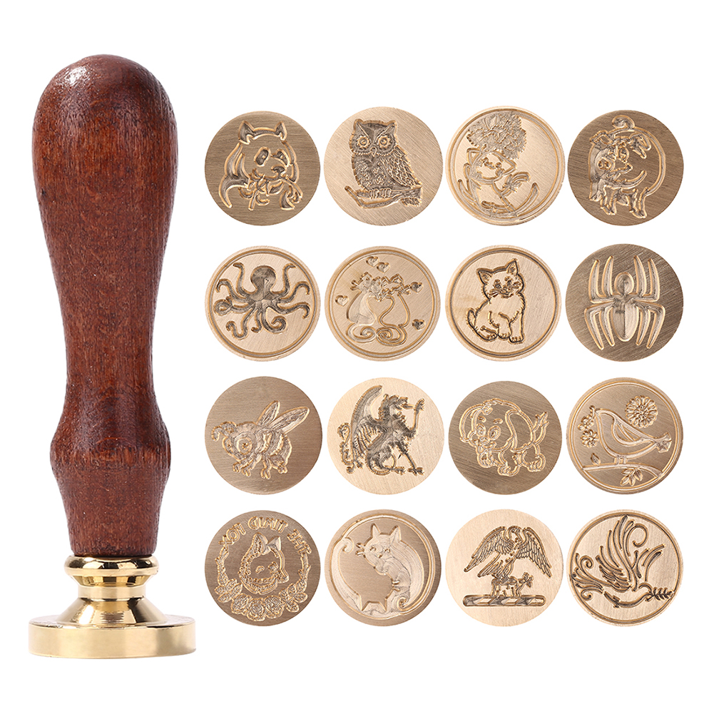 Vintage Animal Seal Stamp DIY Decorative Sealing Wax Stamp for Scrapbooking