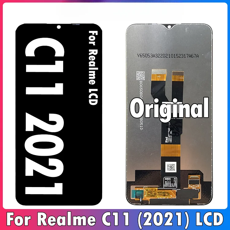 6.52" Original For Realme C11 2021 LCD Display Touch Screen Digitizer Assembly For Realme C11 2021 Display RMX3231 LCD Repair