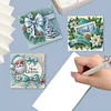 6Pcs Diamond Painting Christmas Greeting Cards Congratulations Cards & Gifts
