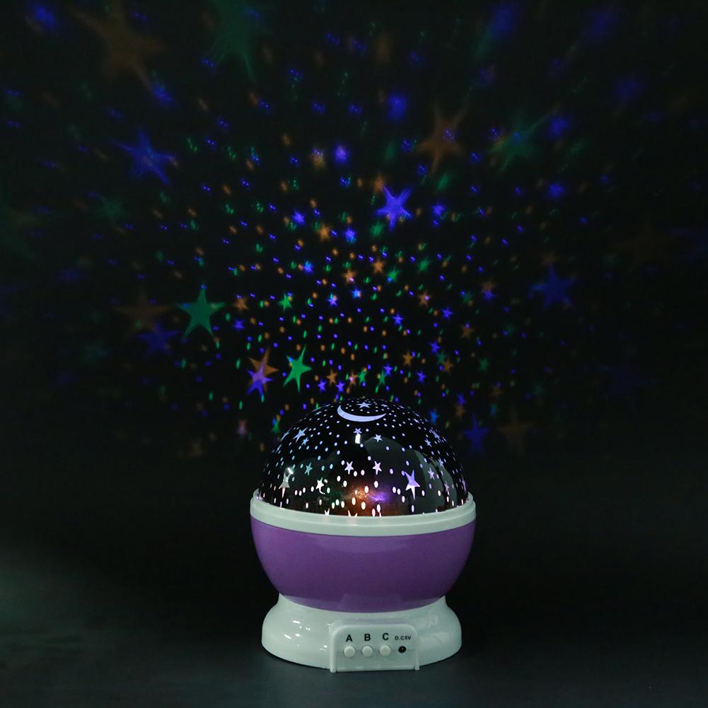 

Rotating Starry LED-Bluetooth Laser Projector Night Light, Violet, 501 Original