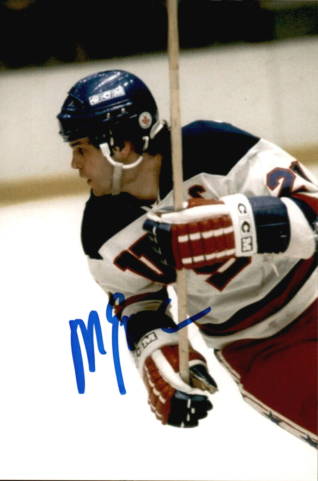 Mike Eruzione SIGNED autographed 4x6 Photo Poster painting 1980 TEAM USA MIRACLE ON ICE