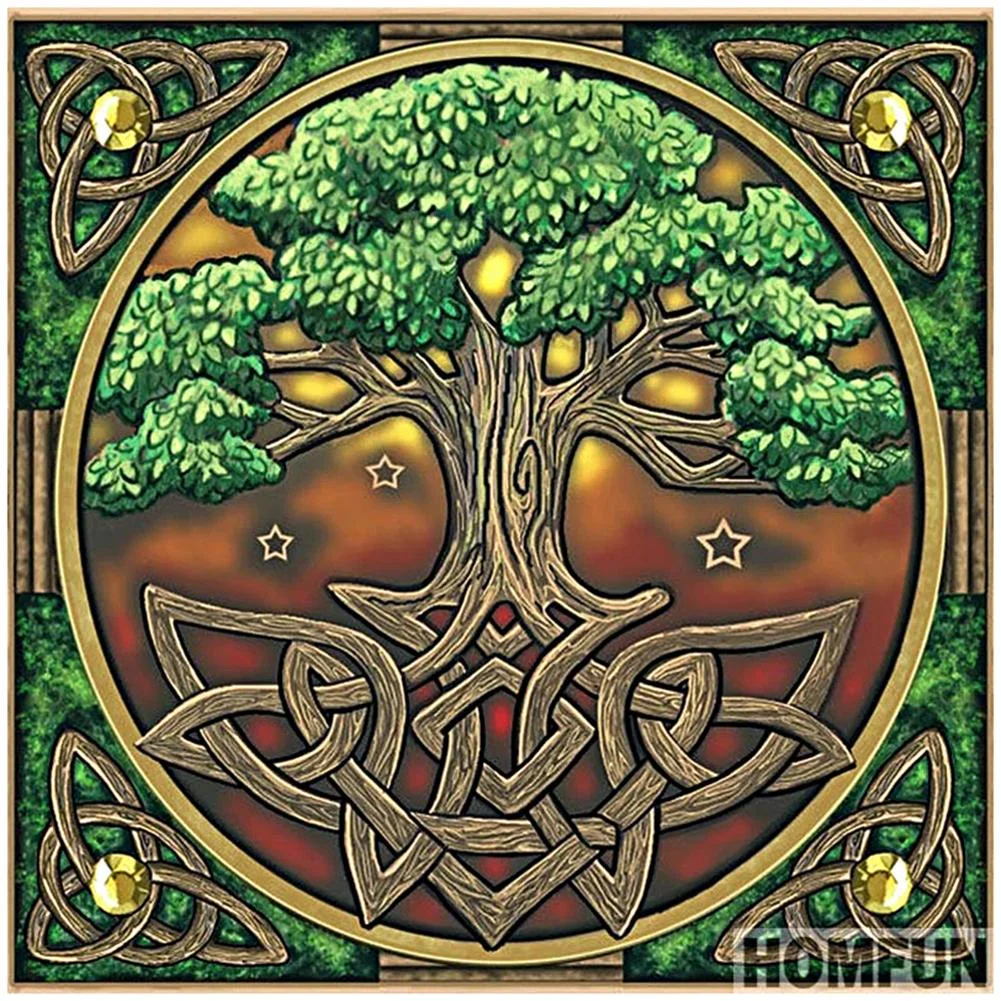 Full Round/Square Diamond Painting -  Tree