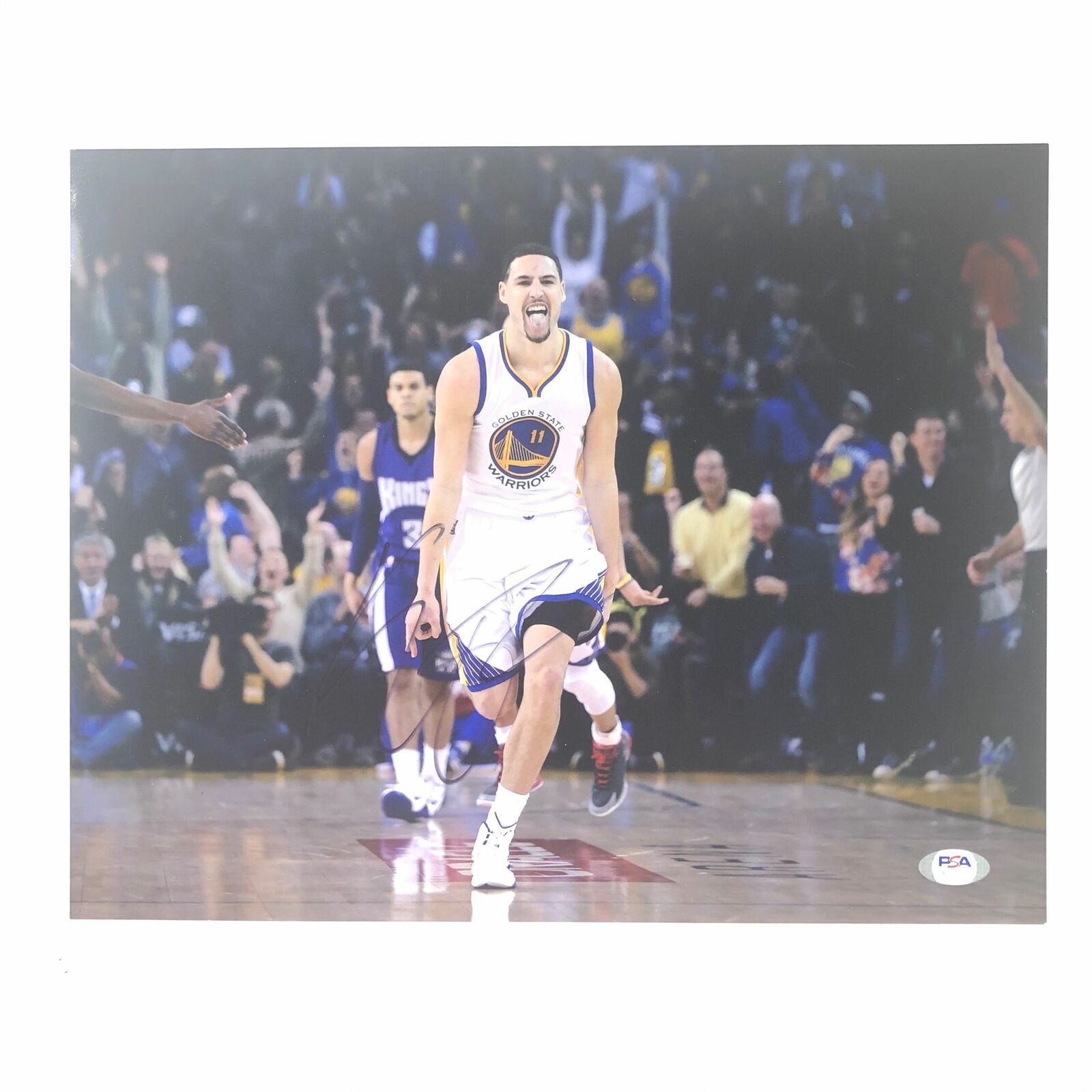 Klay Thompson signed 11x14 Photo Poster painting PSA/DNA Golden State Warriors Autographed