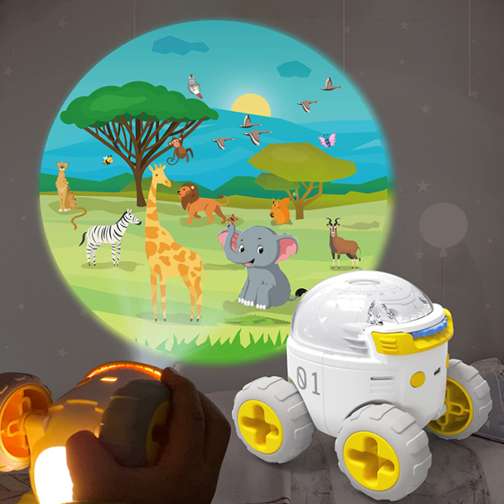 Creative Space Exploration Projection Vehicle - Rechargeable Light with Timer - Appledas