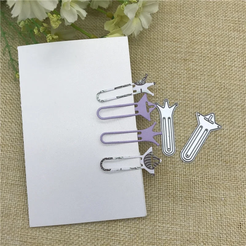 2 pC Bookmark note button Metal Cutting Dies Stencils For DIY Scrapbooking Decorative Embossing Handcraft Die Cutting Template