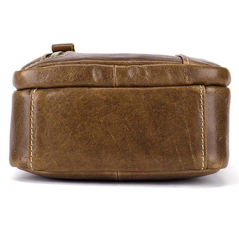 Men's Casual Zipper Crossbody Packs Shoulder Bag With Large Capacity