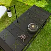 Camping IGT Table Board Kitchen Stainless Steel Table Board Storage Bag Included
