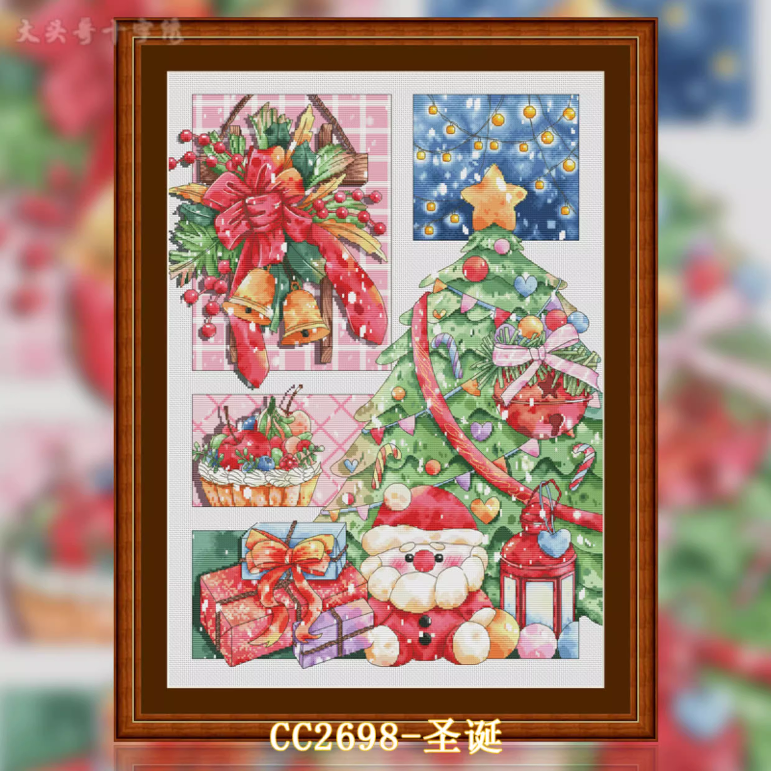 【CC2698- Christmas Gift】 Painting Fairy Cross Stitch