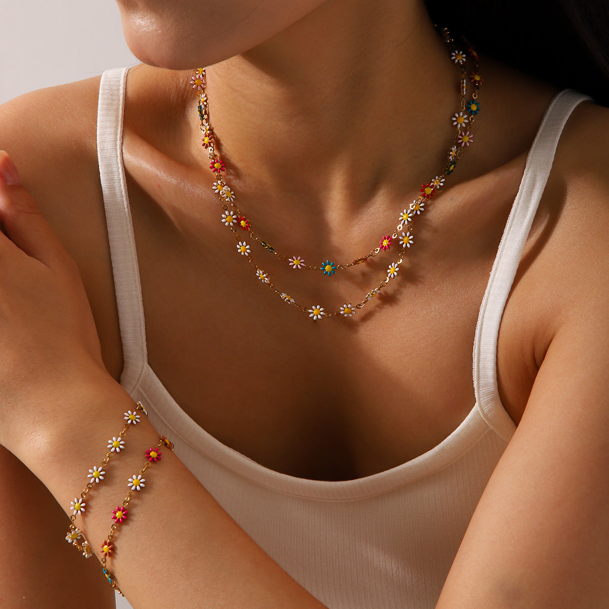 ★daisy★♡14kgf OO4062-13 Oakley Daisy Chain Tone It Up Grapefruit Pearl