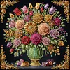 (Multi-Style)Dark Color Vase-Partial Special Shaped Diamond Painting 30*30CM