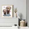 (Stamped/Counted) Mother And Daughter-14CT Cross Stitch 42*47cm/16.54*18.5in(Brand)
