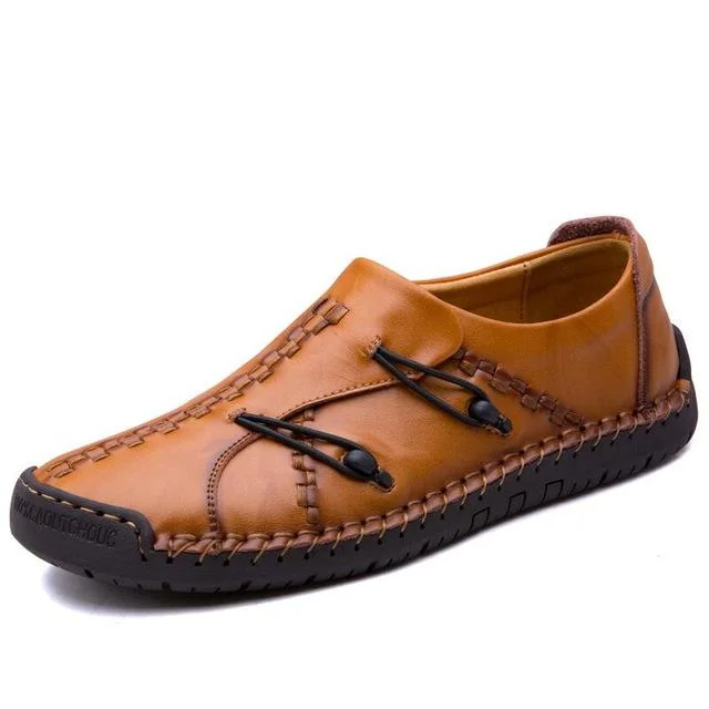 Genuine Leather Loafers Men Moccasin Slip On Flat Causal Men Shoes Footwear Boat Shoes