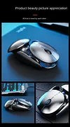 X2 Wireless Mouse Silent Model Charging Silent Office Desktop Computer Notebook Men's and Women's Universal Game Mouse