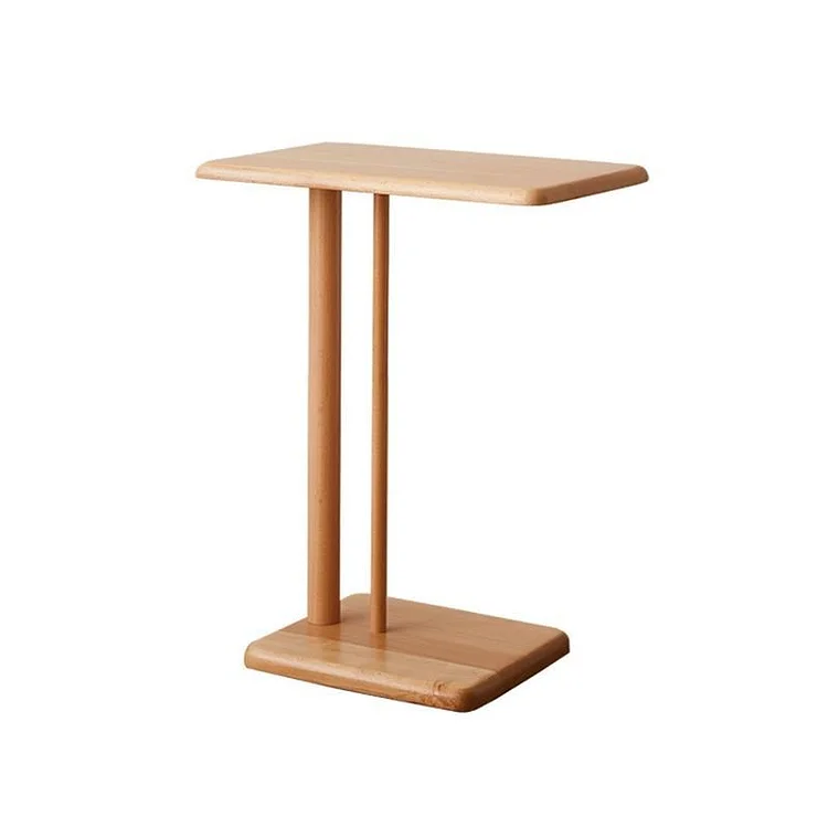   Art Deco Cocoa Natural Wood Drink Table 