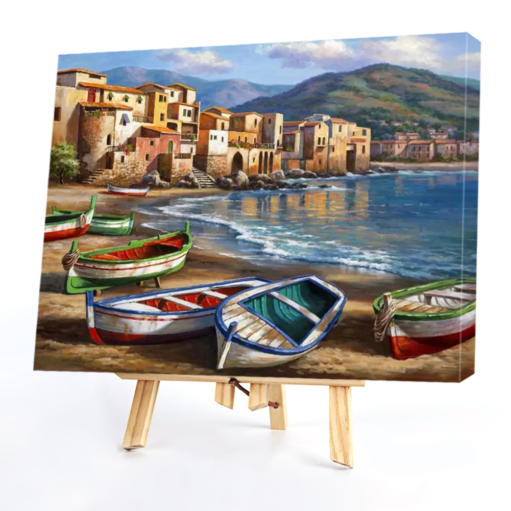 

40*50CM Paint By Numbers-Boat, 501 Original
