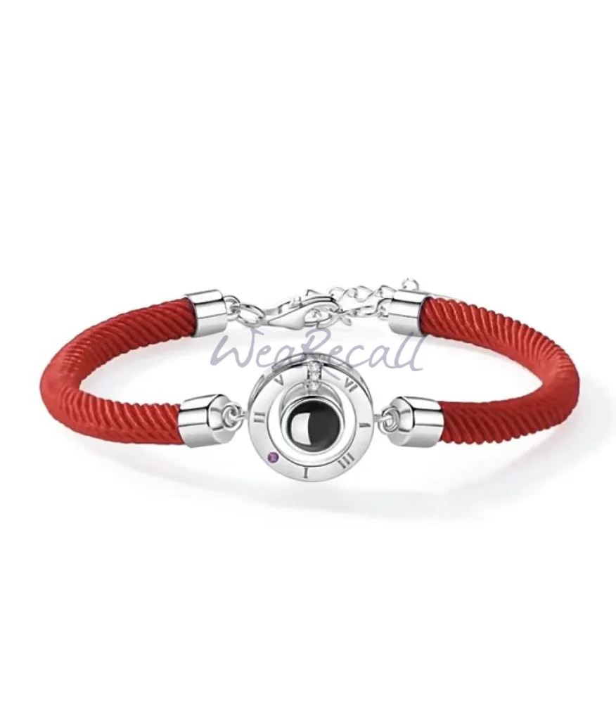 2023 Limited Projector Custom Personalized Circle Photo Bracelet wetirmss