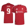 ISAK #9 Liverpool Home Authentic Soccer Jersey 2025/26