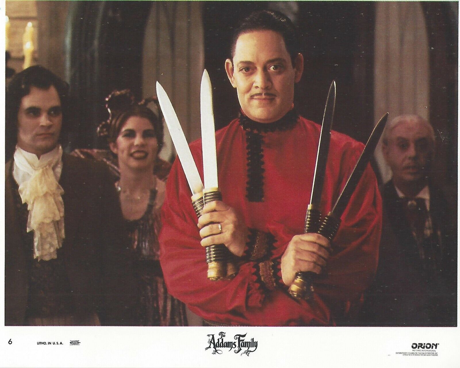 Addams Family Original 8x10 Lobby Card Poster 1991 Photo Poster painting #6 Raul Julia