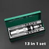 13pcs/set Impact Screwdriver Multi-purpose Chisel Bits Socket Tool Kit Hand Tool