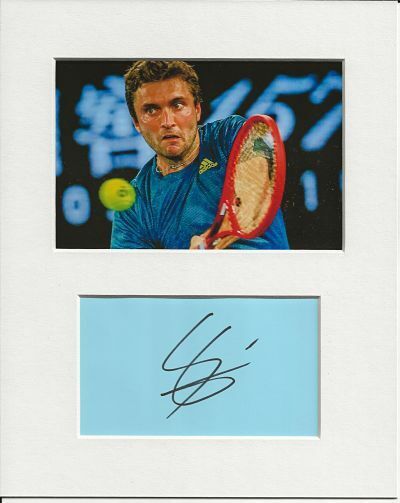 Gilles Simon tennis signed genuine authentic autograph signature and Photo Poster painting AFTAL