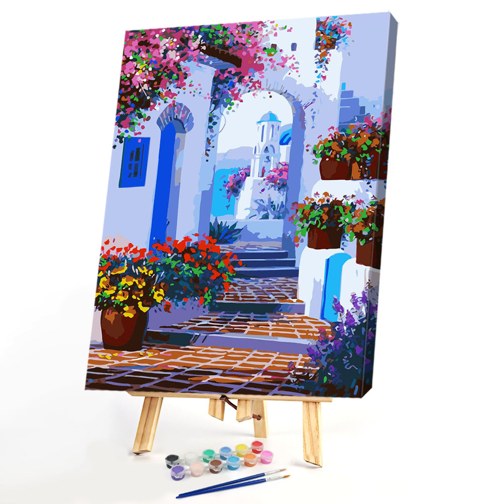

40*50CM Paint By Numbers-Garden Arch, 501 Original
