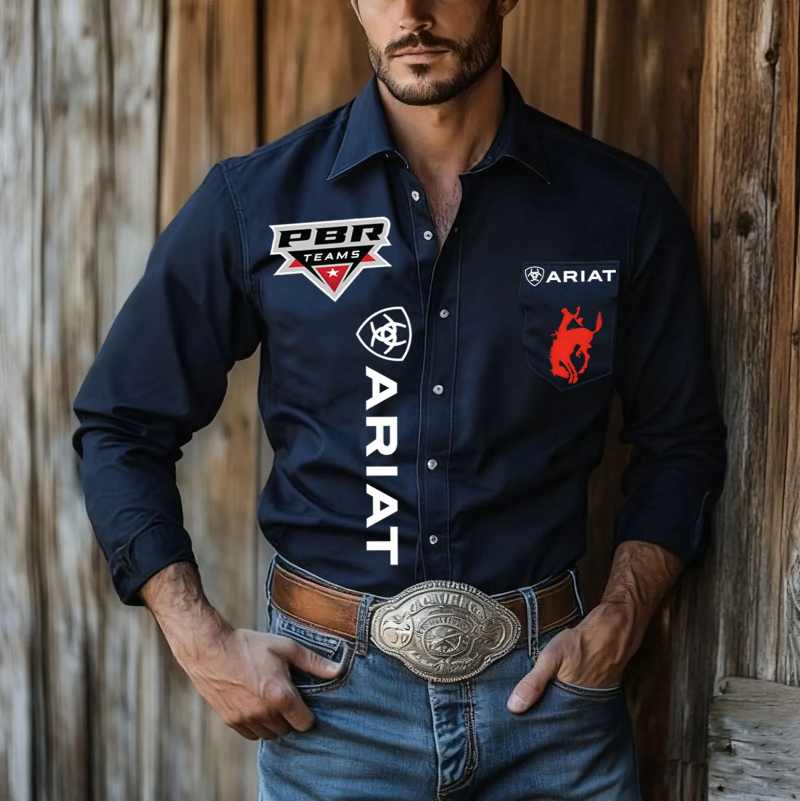 Professional Western Competition Shirt For Men