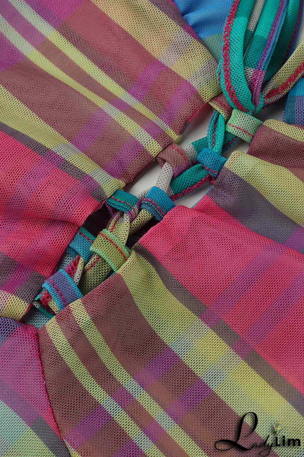 Blue Sexy Plaid Split Joint Off the Shoulder Pencil Skirt Dresses