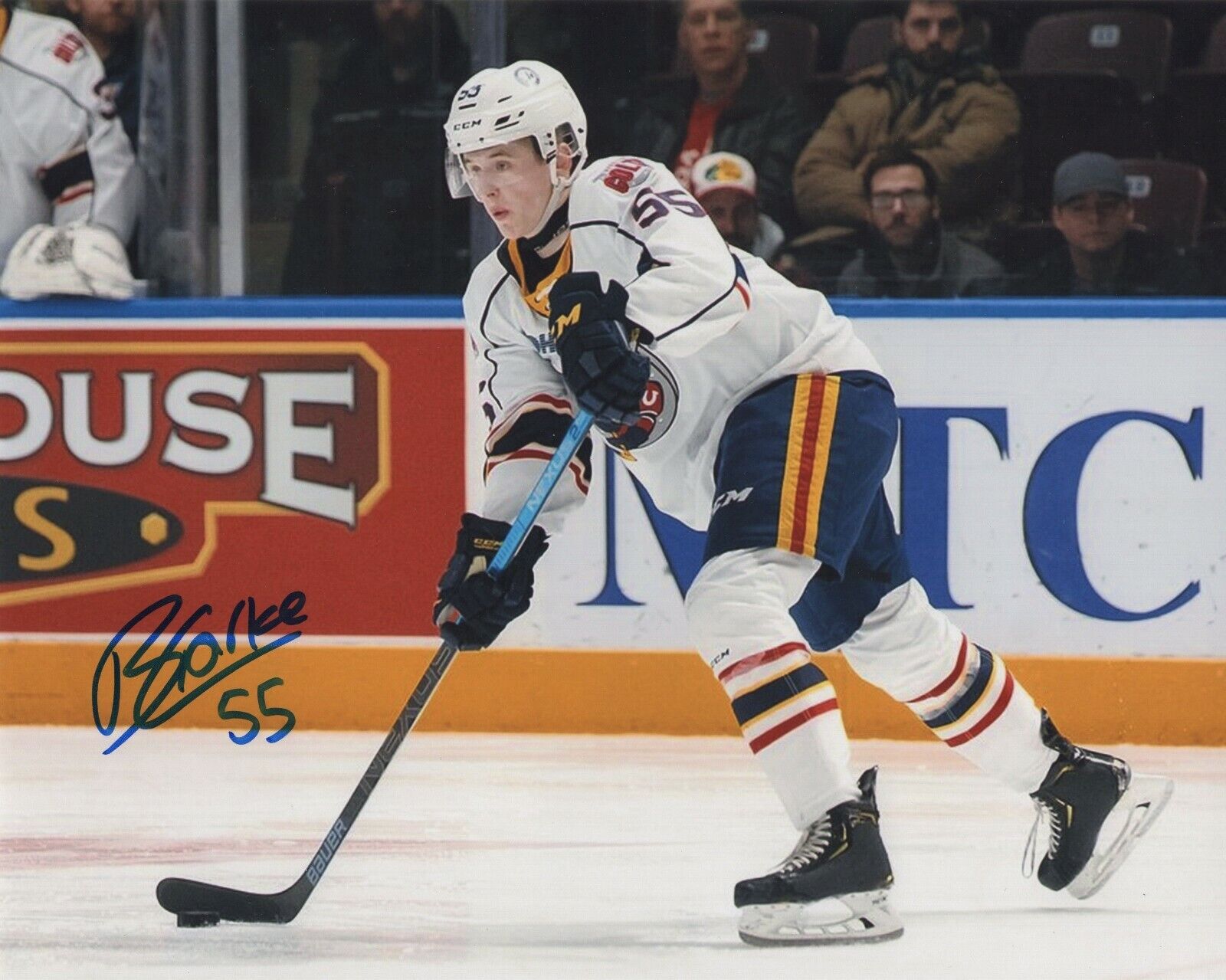 BRANDT CLARKE SIGNED AUTOGRAPH BARRIE COLTS 8X10 Photo Poster painting EXACT PROOF LA KINGS #4