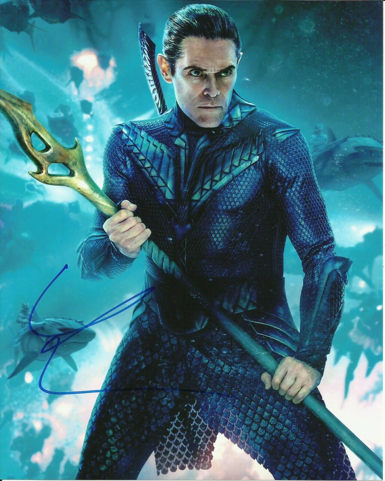 WILLEM DAFOE SIGNED AQUAMAN Photo Poster painting UACC REG 242 (3)