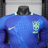 2025 Long Sleeve Player Version Brazil Away Soccer Jersey 1:1 Thai Quality