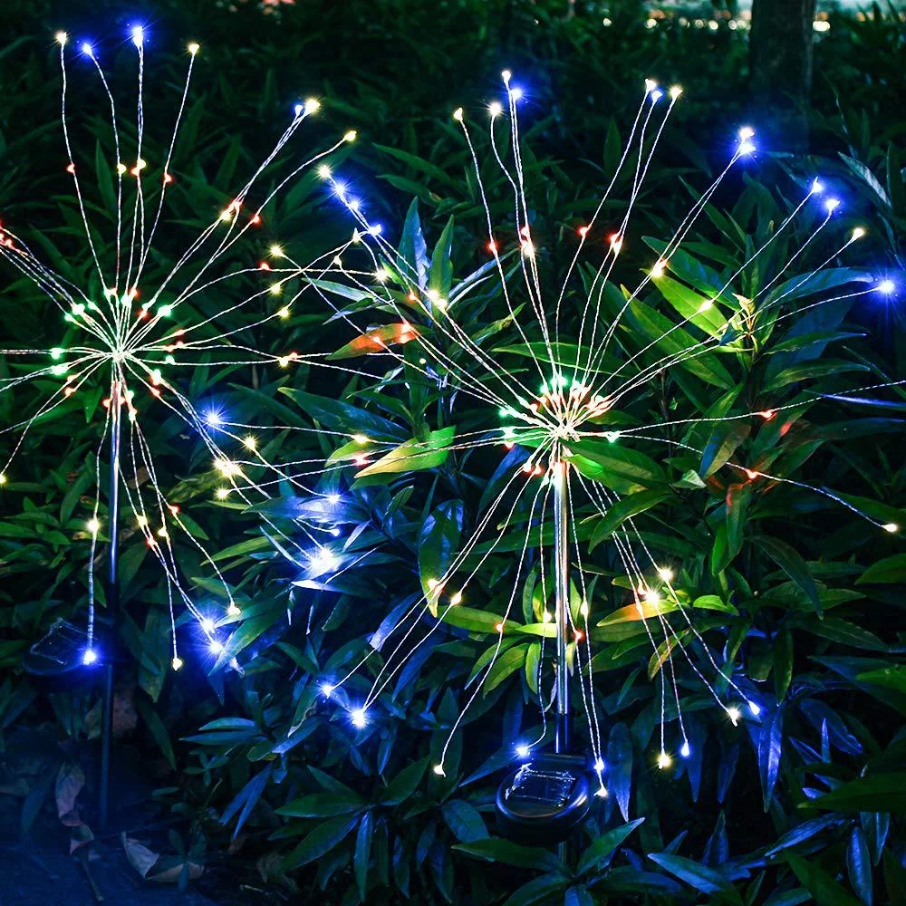 Waterproof Solar Garden Fireworks Lamp
