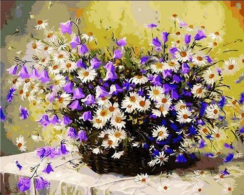 

Purple Flowers – Paint By Numbers - 40*50CM, 501 Original