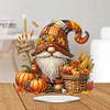 Diamond Painting Acrylic Single Sided November Gnome Ornaments Tabletop Home Office Decor