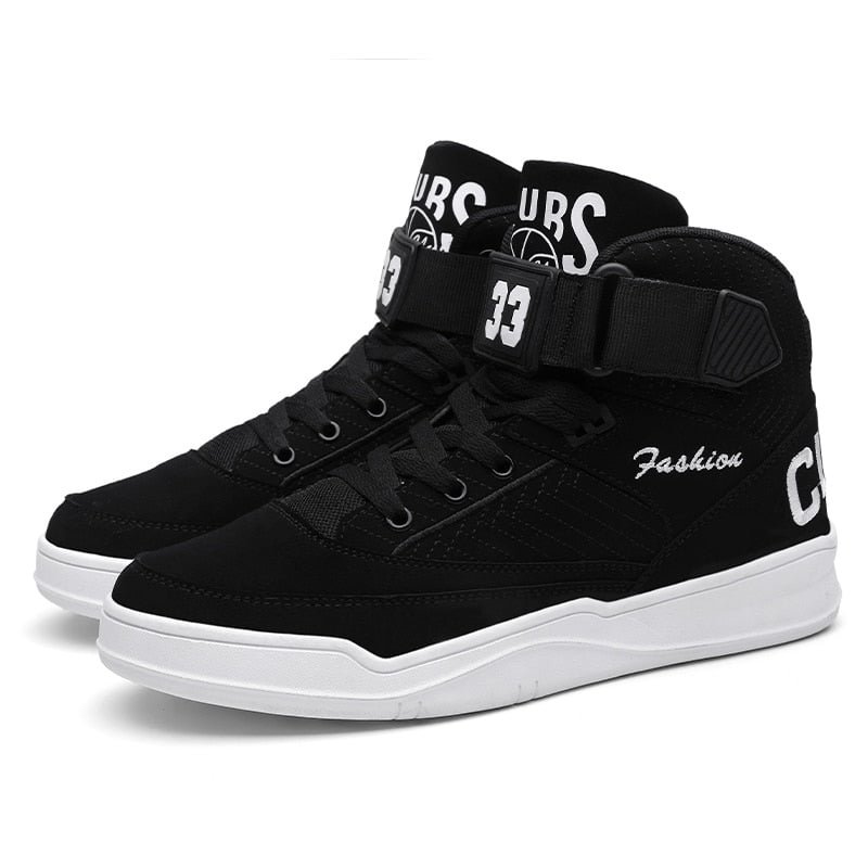 Autumn High Top Men's Sneakers Hip Hop Vulcanized Shoes Man Designer Unisex Luxury Shoes Black Tenis Basketbal Zapatillas Hombre