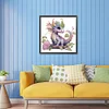 Purple Dragon-Crystal Rhinestone Diamond Painting
