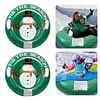 PVC Thickened Ski Ring with Handles Inflatable Ski Board Kids Snow Sledding Tool