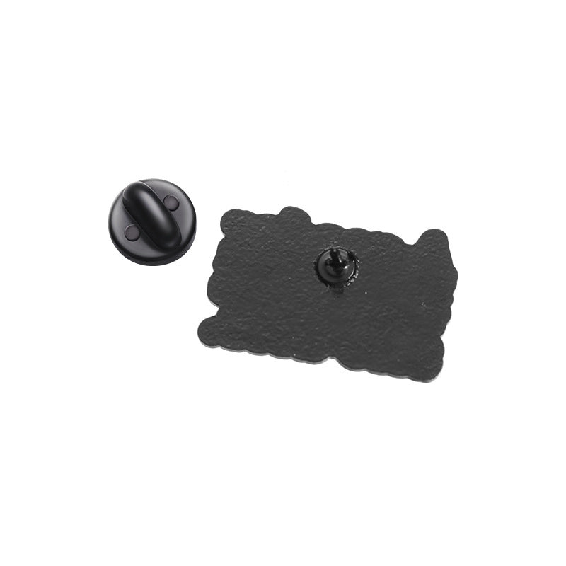 Cartoon Style Cowboy Style Book Letter Alloy Stamping Stoving Varnish Plating Unisex Brooches