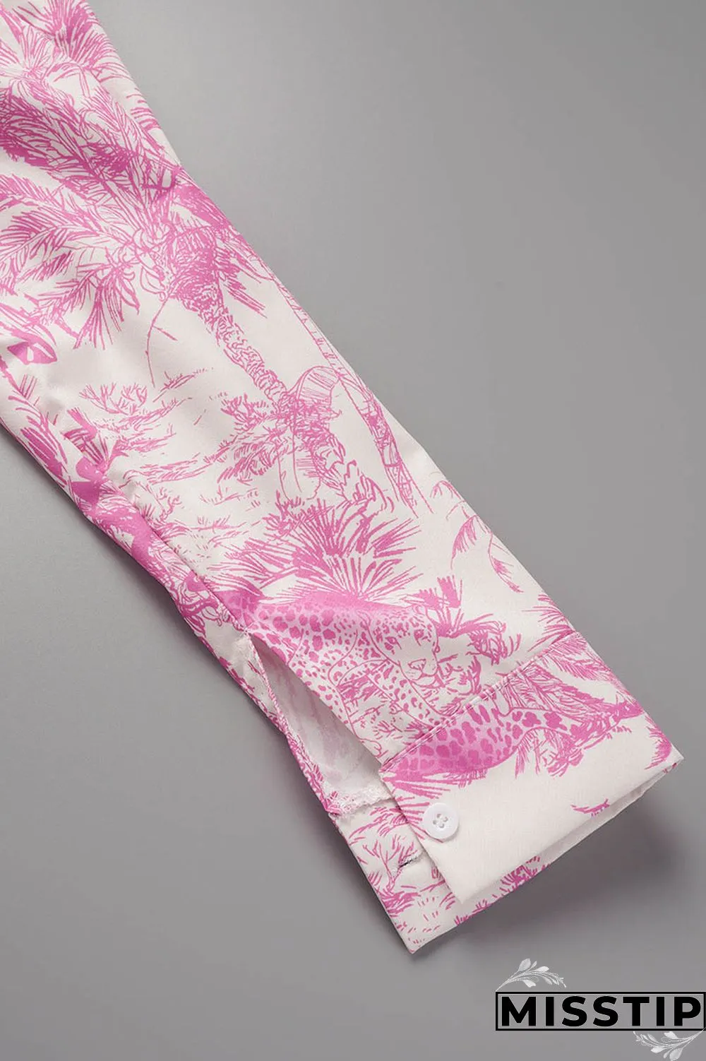 Orange Casual Print Patchwork Shirt Collar Long Sleeve Dresses