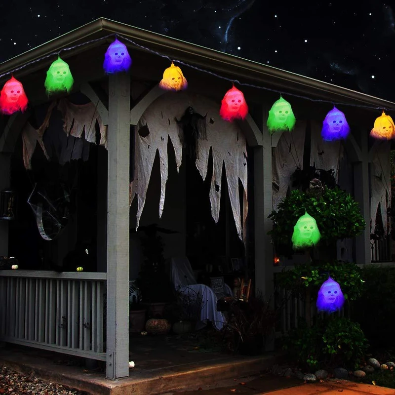 Skeleton Halloween Light Decorations