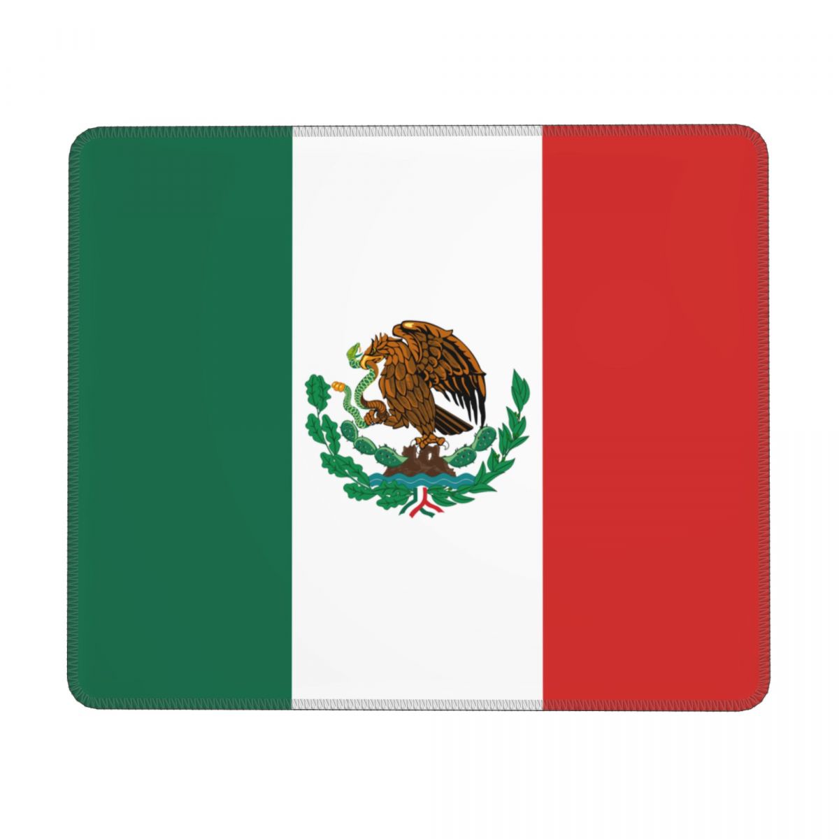 Mexico Flag Rectangle Gaming Anti-Slip Rubber Mousepad
