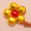 50PCS Aluminum Film 18" Colorful 5 Petals Flower Shaped Balloons Wedding Party Festive Decors