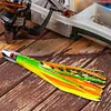 Fishing Trolling Lure Copper Head Octopus Squid Skirt Bait Seawater Fishing Lure