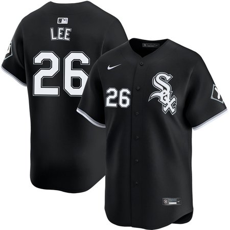 Men's Chicago White Sox #26 Korey Lee  Black Home Replica Jersey JQ0Y
