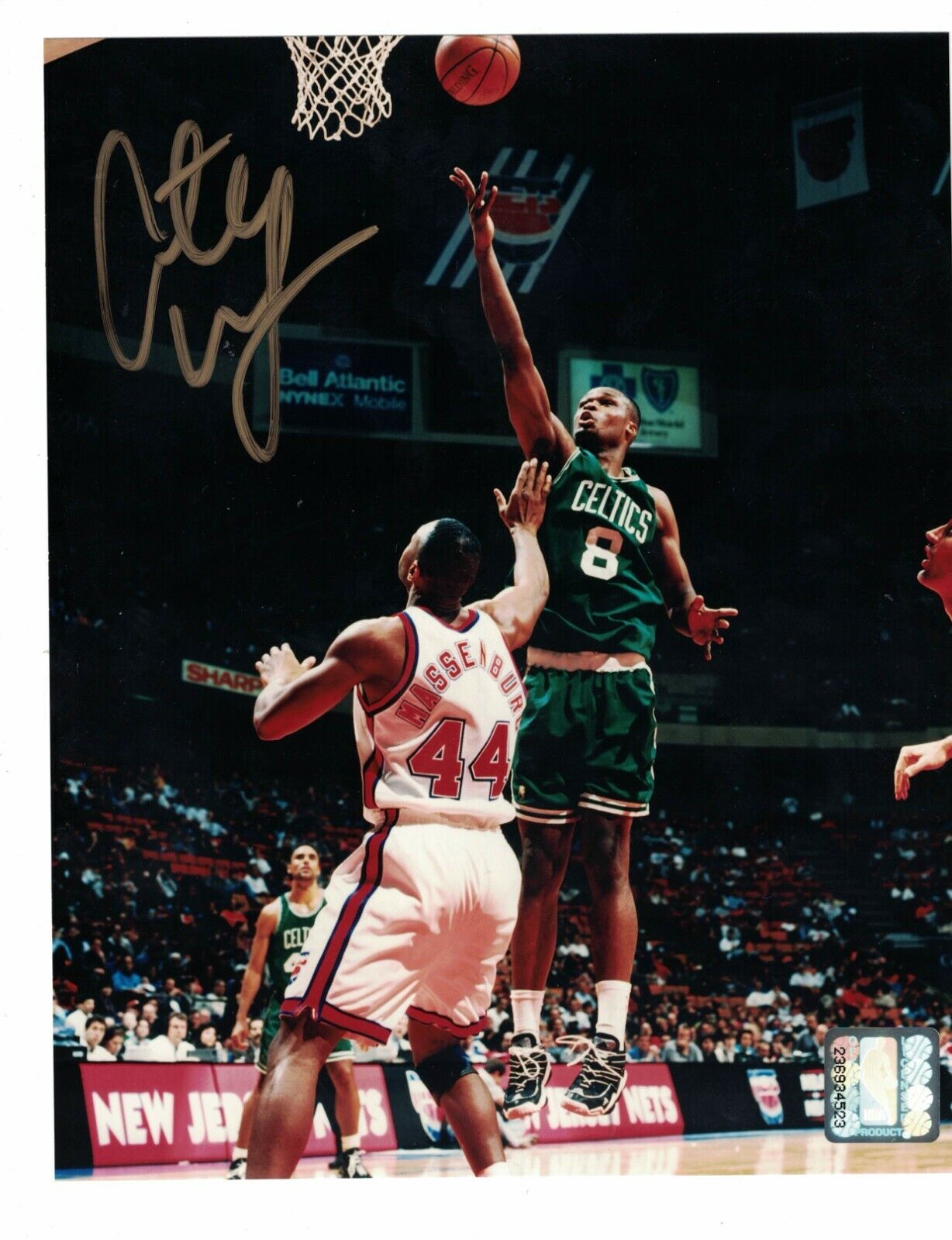 Antoine Walker Boston Celtics Signed 8 x 10