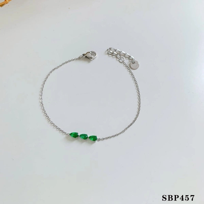 Casual Geometric 304 Stainless Steel 16K Gold Plated White Gold Plated Gold Plated Zircon Bracelets In Bulk