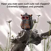 Owl Keychain Nail Clippers, Professional German Mini Nail Clippers