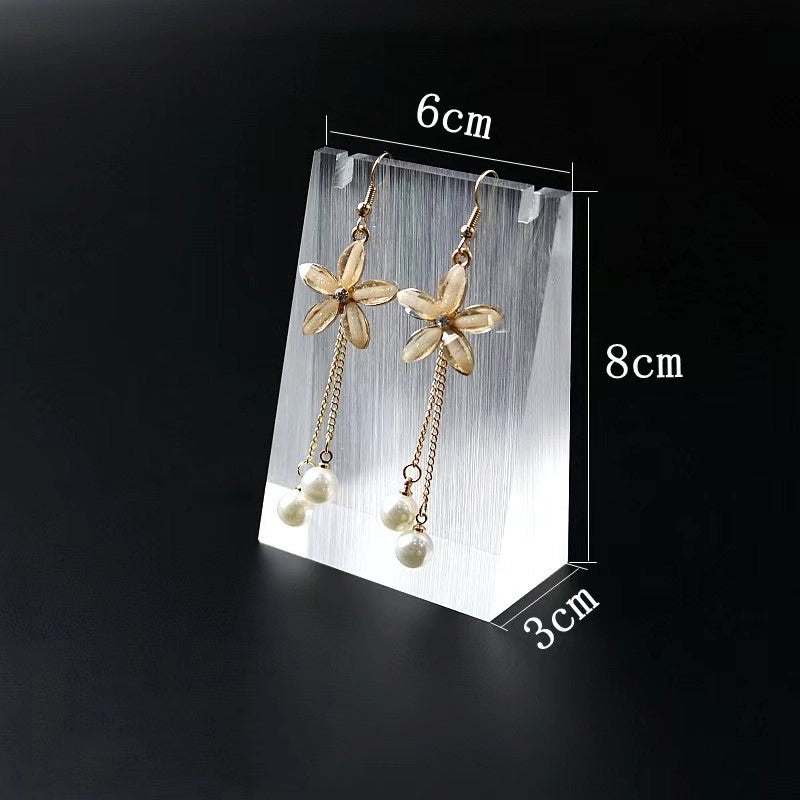 1 Piece 1 Set Arylic Minimalist Transparent Jewelry Rack